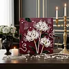 uk.everydayedeals DIY Pearl Painting With Frame - Handmade Self-Adhesive Pearls - Butterfly Flowers(25*25cm)