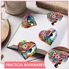 8Pcs Blume Schönheit - 5d DIY Handwerk Lesezeichen
