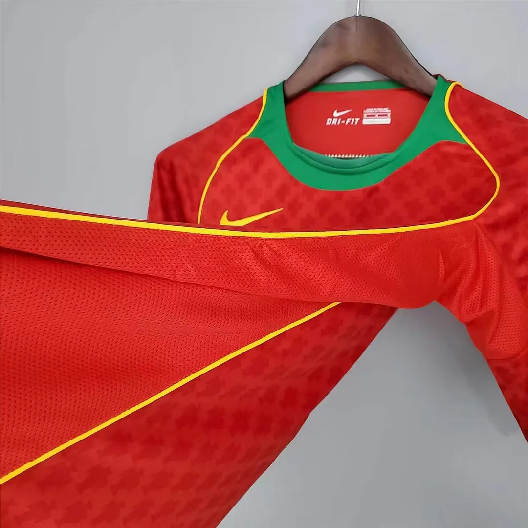 Retro Portugal 2004 Home Football Shirt Thai Quality