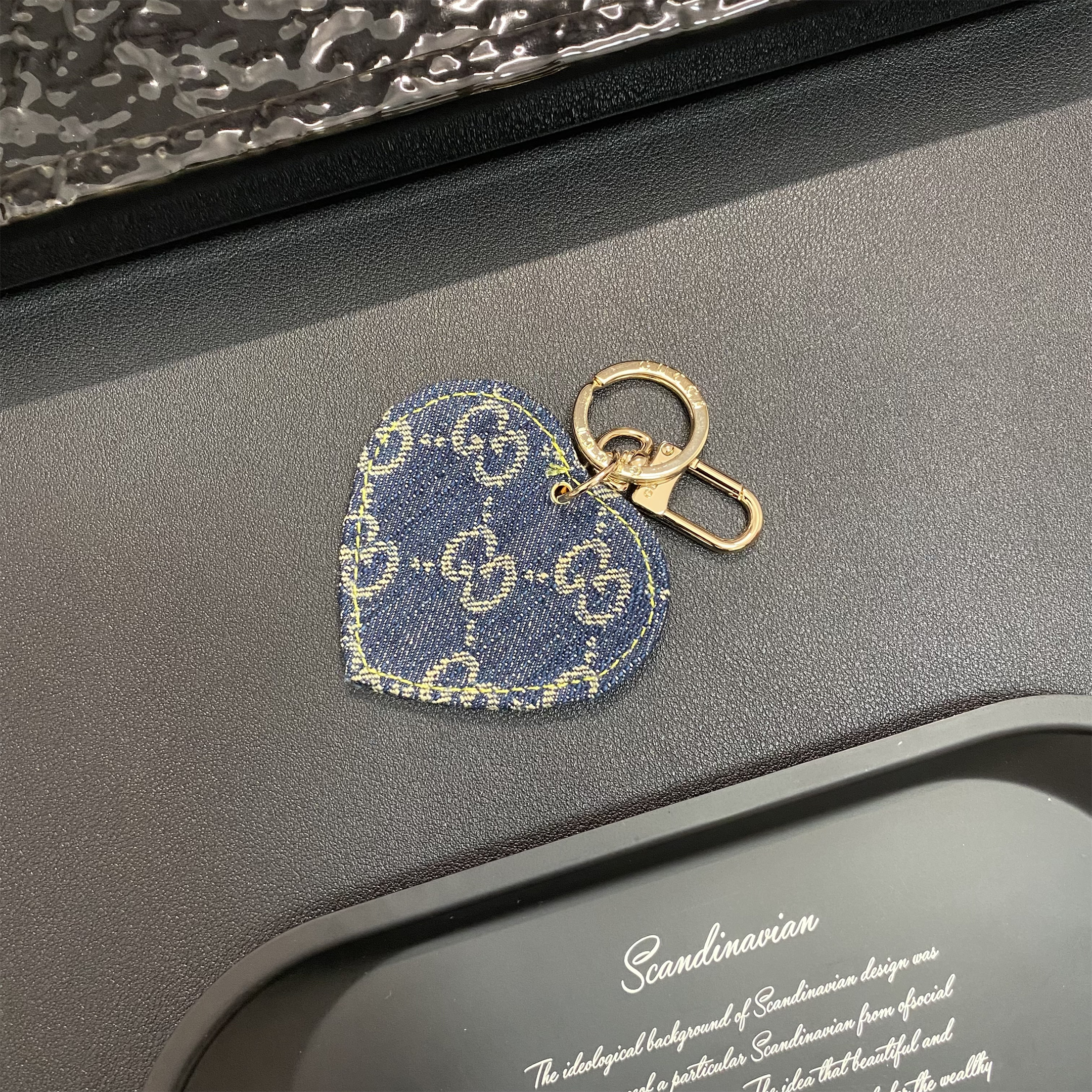 Embroidered Ophidia Gucci Fashion Accessories Keychain Small Items