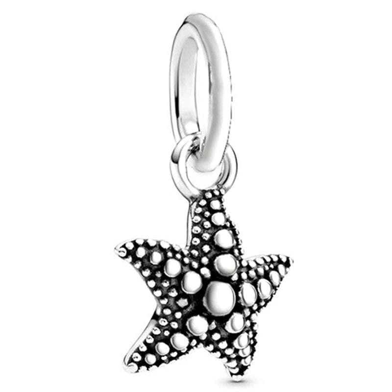 1 PC/Package Metal Rhinestones Plating Inlay Polished Pendant Beads