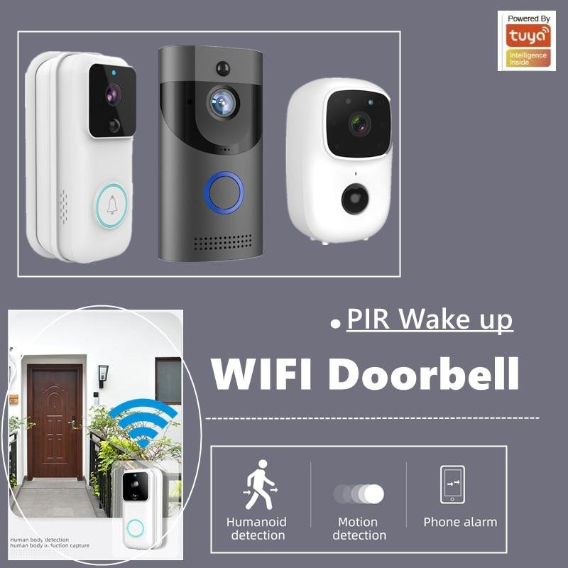 Smart Home IP/PIR Video Doorbell Intercom WIFI Camera with Motion Sensor