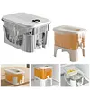 5L Cold Kettle with Faucet & Bracket Refrigerator Juice Water Pitcher for Home