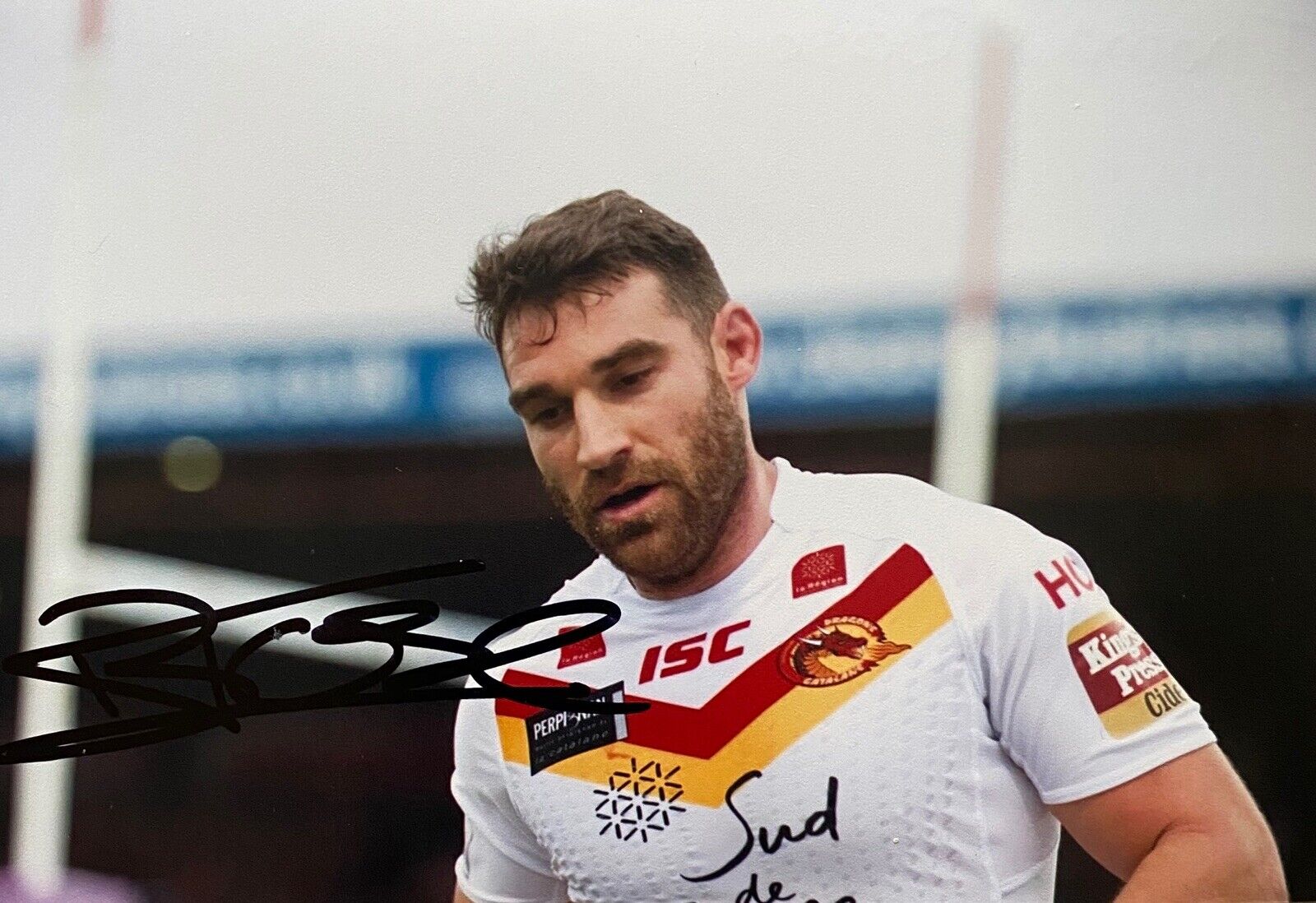 Thomas Bosc Genuine Hand Signed 6X4 Photo Poster painting - Catalans Dragons 5