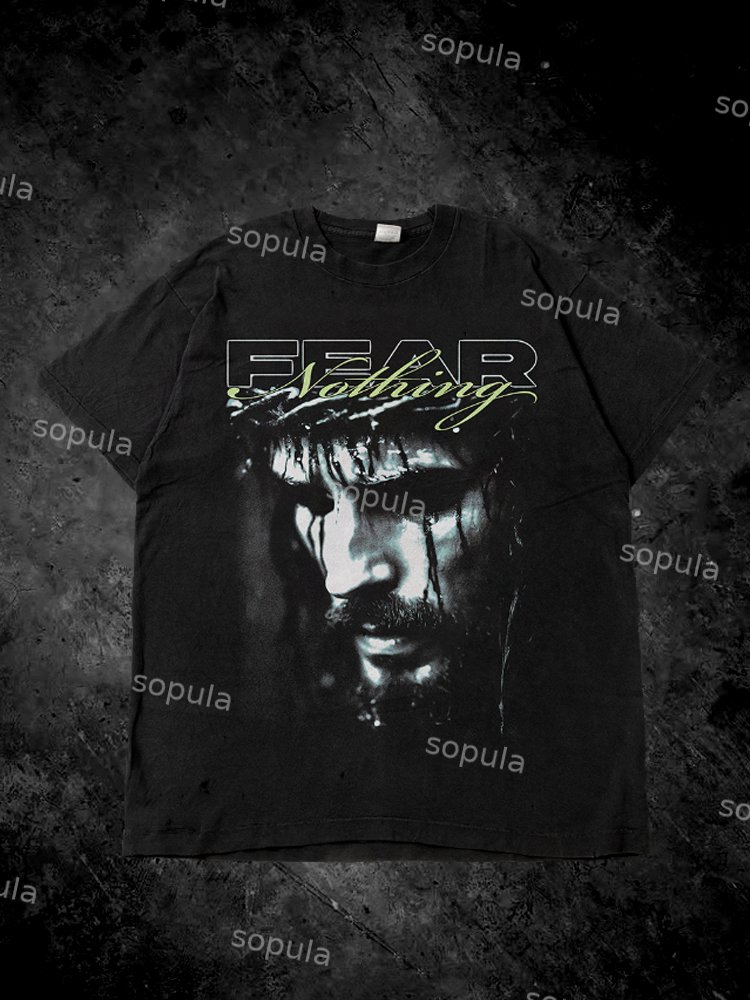 Jesus Tears 100% Cotton T-shirt - SOPULA