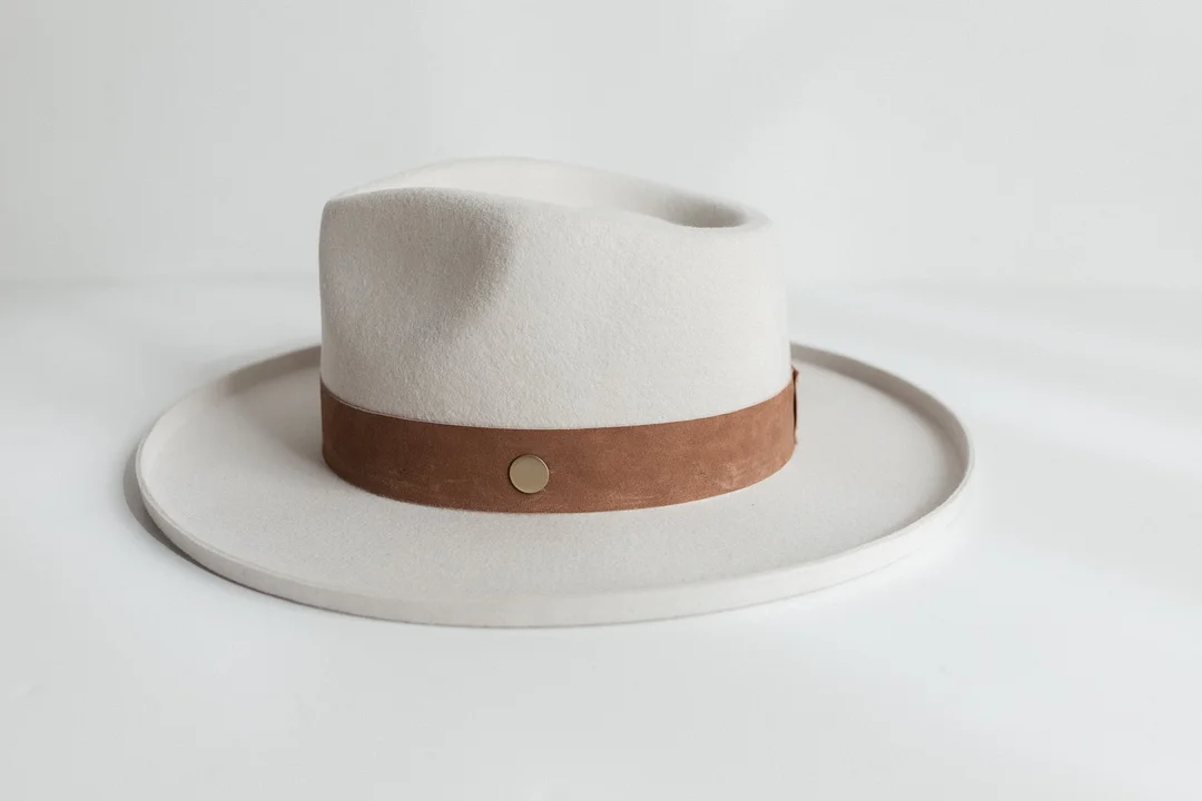 Miller Ranch Fedora -ECHO PARK FEDORA HAT C IVORY