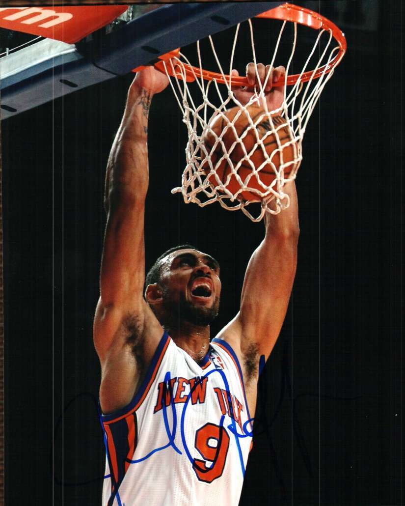 Signed 8x10 JARED JEFFRIES New York Knicks Autographed Photo Poster painting w/COA