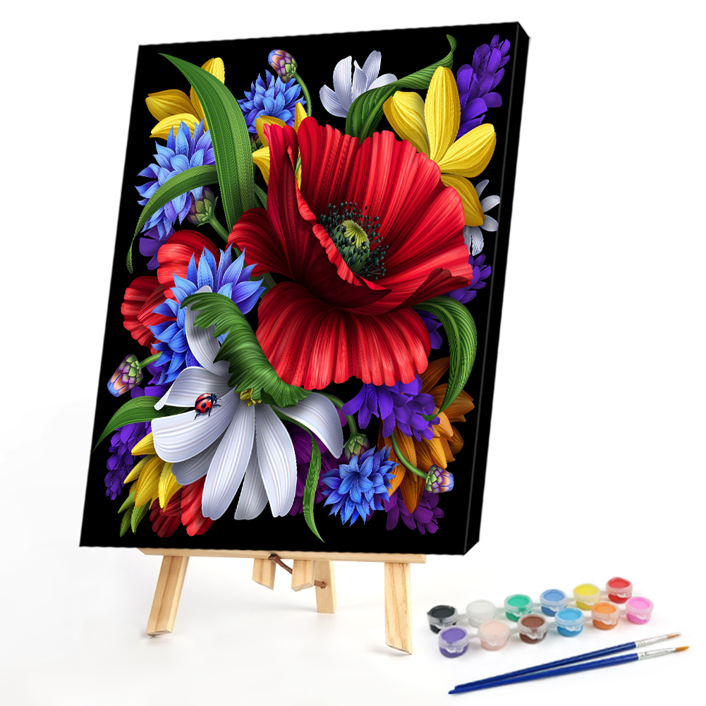 DIY Painting By Numbers Kit Flower(40*50 CM)
