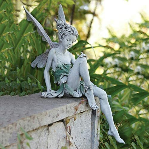 Sitting Fairy Garden Statue Sitting Fairy Garden Statue, Flower Fairy Garden Statues