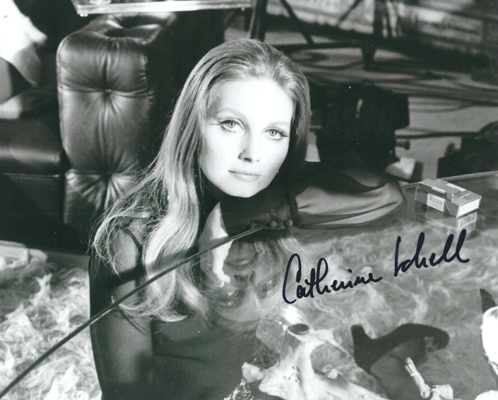 CATHERINE SCHELL SIGNED 007 JAMES BOND 10x8 Photo Poster painting 7 UACC & AFTAL RD AUTOGRAPH