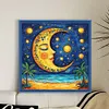 Moon-11CT Stamped Cross Stitch 50*50cm/19.69*19.69in tapestrymarket