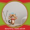 Xmas Acrylic Shaking Head 5D DIY Diamond Art Tabletop Decorations for Home (Cat)