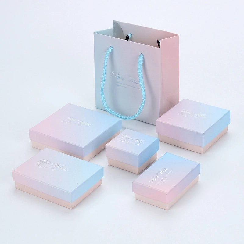 Minimalist Gradient Color Jewelry Boxes