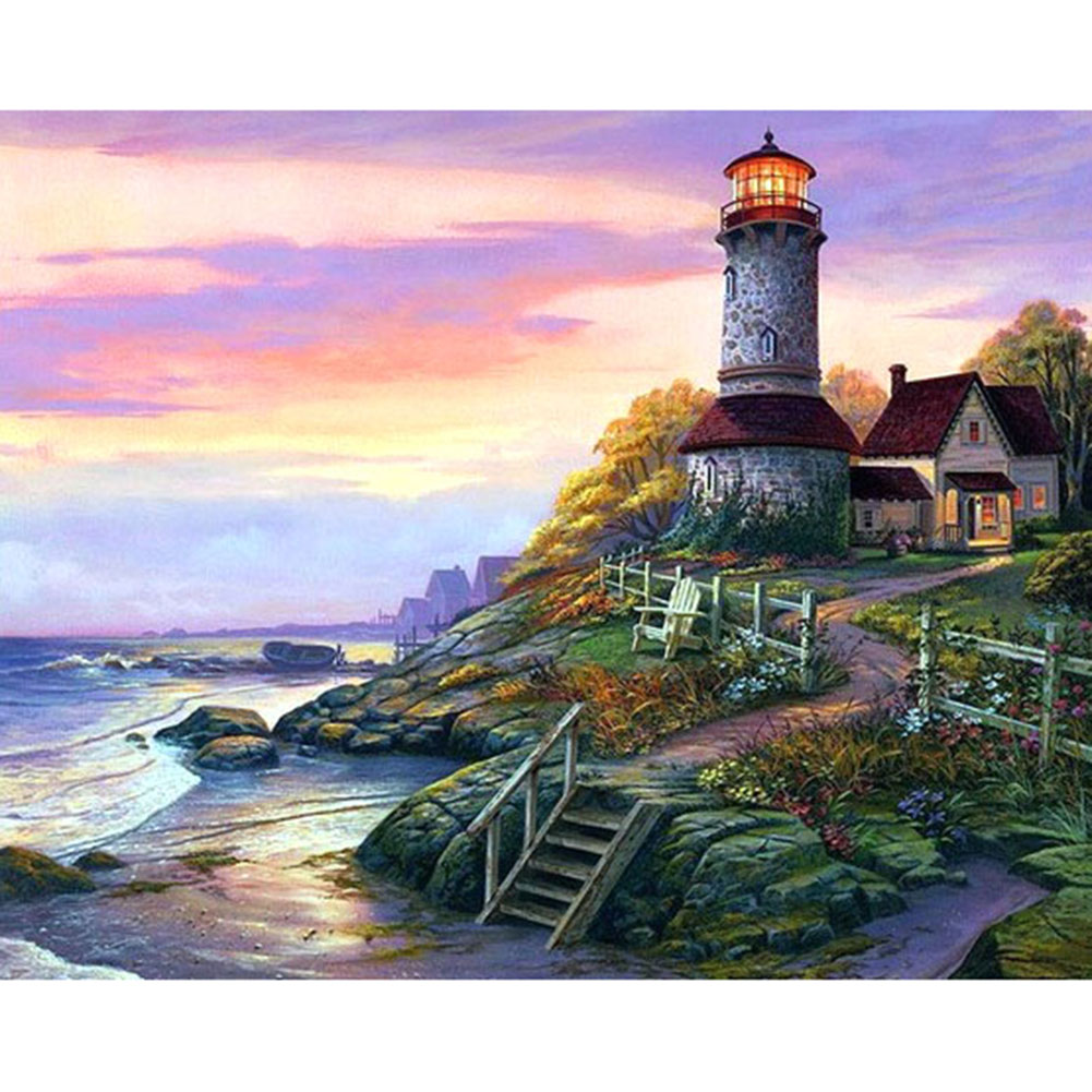

Seaside Landscape - Round Drill Diamond Painting - 30*40CM, 501 Original