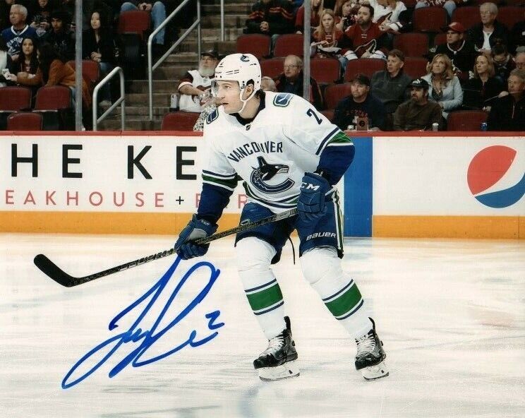 Vancouver Canucks Luke Schenn Autographed Signed 8x10 NHL Photo Poster painting COA #4