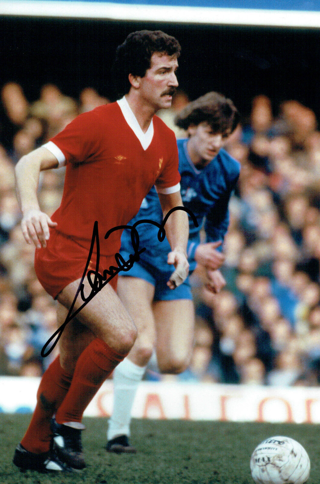 Graeme SOUNESS SIGNED Autograph 12x8 LIVERPOOL RARE Photo Poster painting AFTAL COA