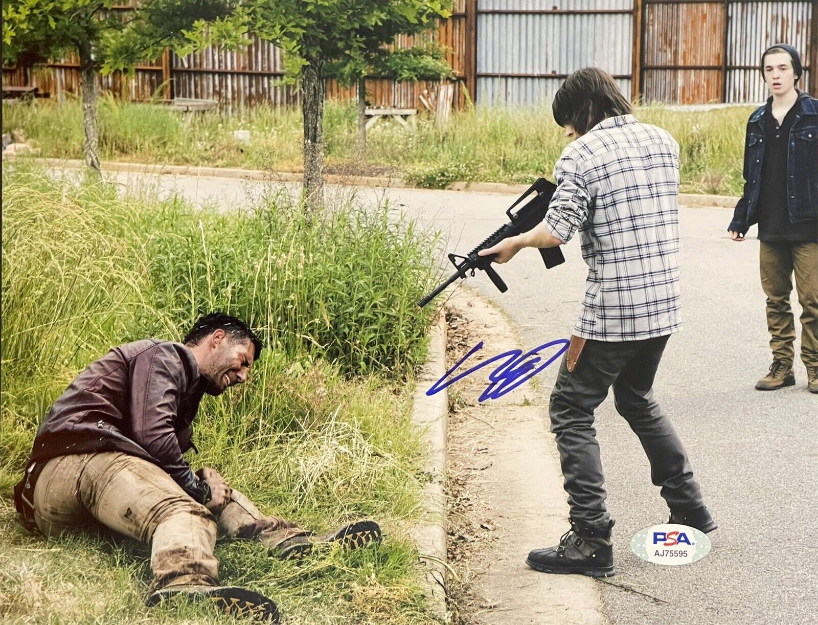 Chandler Riggs Signed Autographed The Walking Dead 8x10 Photo Poster painting Carl PSA/DNA