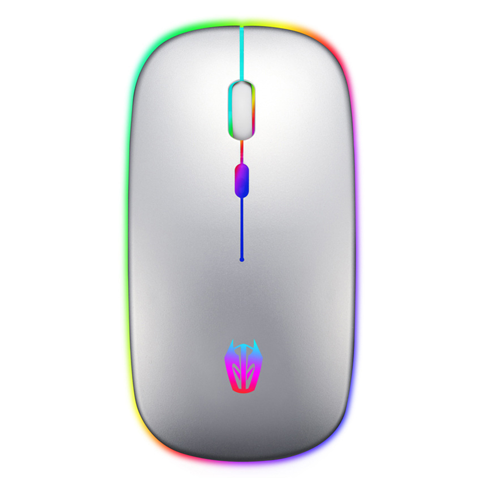 

A5 2.4G Wireless Rechargeable 1600DPI Adjustable Backlight Mouse (Silver), 501 Original