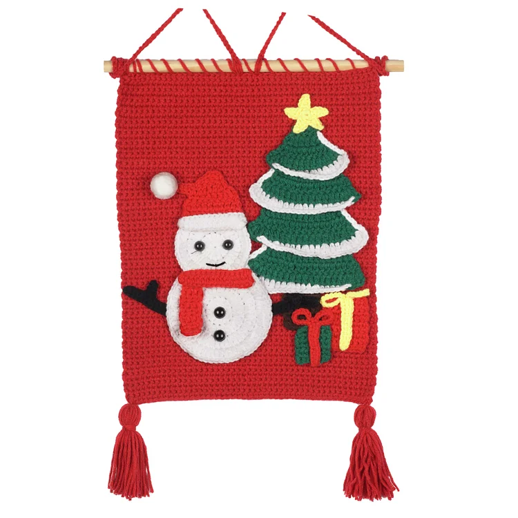 YarnSet - Crochet Kit For Beginners - Christmas Tapestry