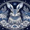 (US Local)Rabbit -11CT Stamped Cross Stitch Kit(40x60cm)