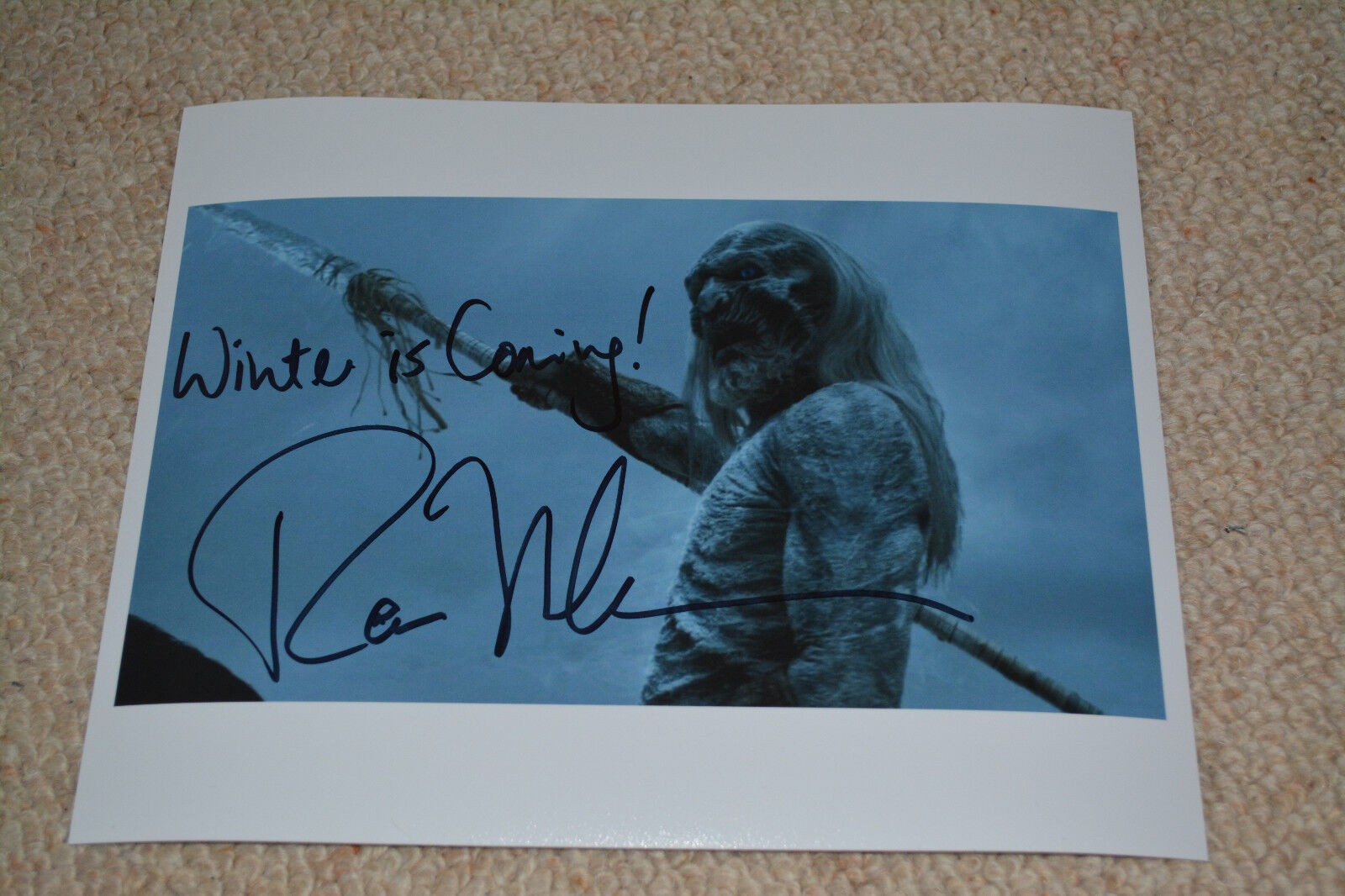 ROSS MULLAN signed autograph In Person 8x10 20x25 cm GAME OF THRONES