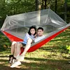 Professional Camping Hammock with Mosquito Net Breathable Swing Hanging Bed