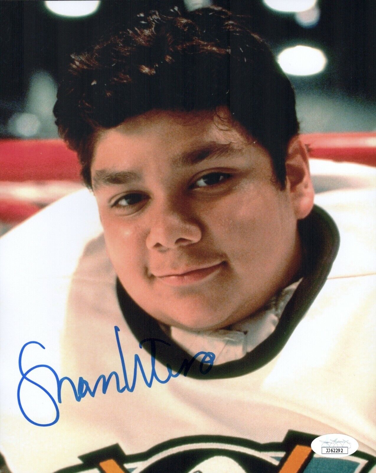 SHAUN WEISS Signed 8x10 Photo Poster painting Greg Goldberg The Mighty Ducks #33 COA JSA Cert