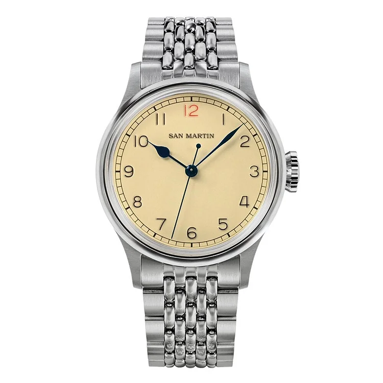San Martin 38.5mm Vintage Pilot Watch SN0105-G-NB San Martin Watch san martin watchSan Martin Watch