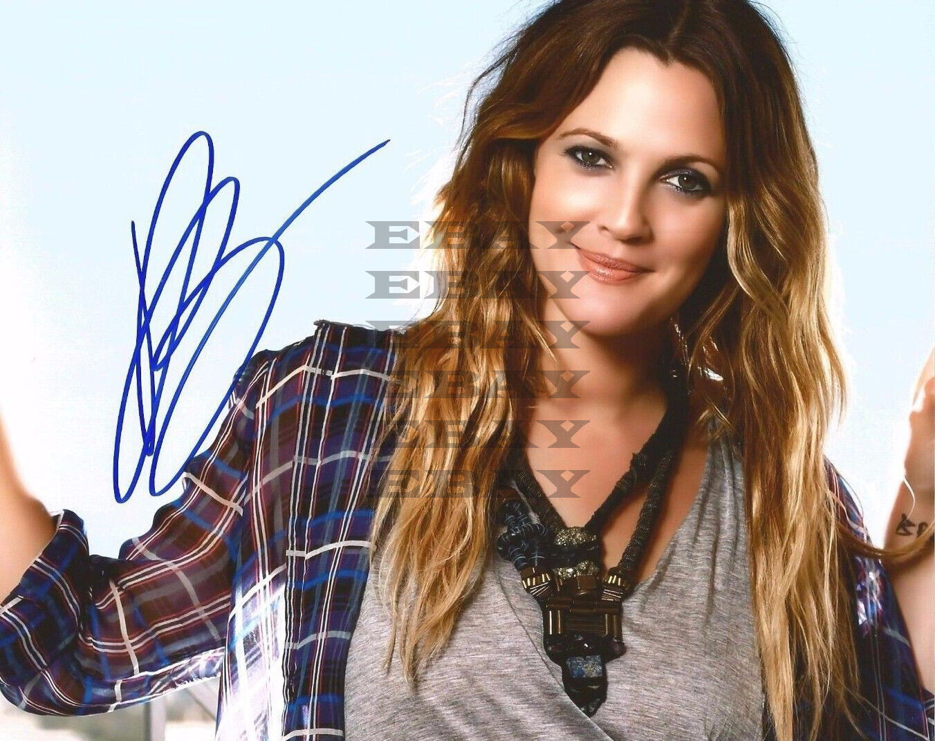 Drew Barrymore Autographed Signed 8x10 Photo Poster painting Reprint