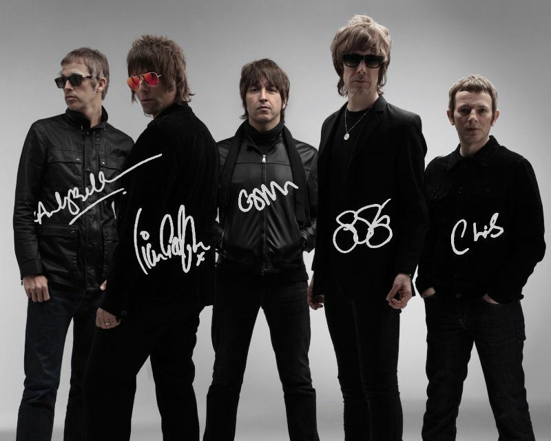 Beady Eye Autograph Signed Photo Poster painting Print