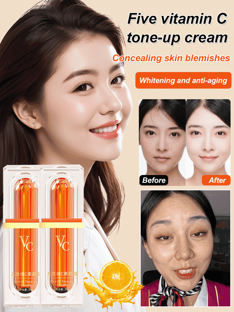 🔥Last Day 49% OFF Five vitamin C tone-up cream