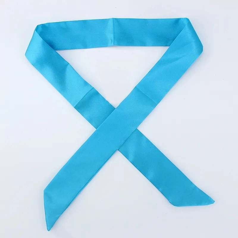 Women’s Minimalist Solid Color Satin Silk Scarves