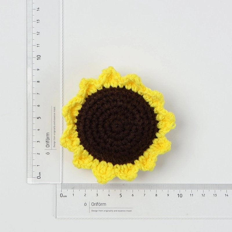 2 Pieces Cute Sunflower Santa Claus Yarn Women’s Bag Pendant Keychain