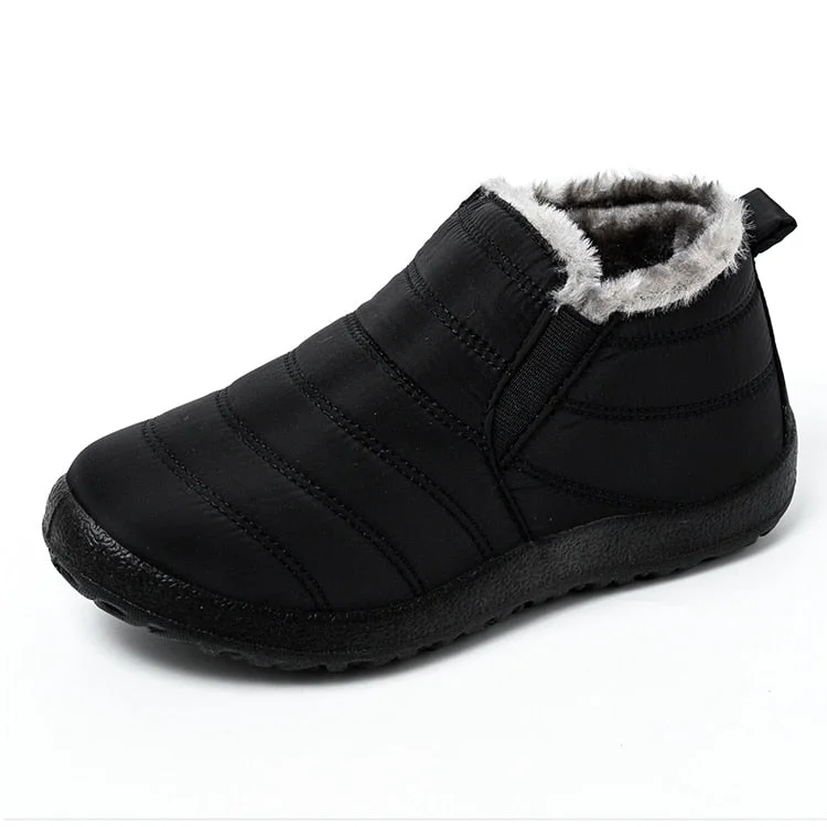 Women Boots Lightweight Winter Shoes Women Ankle Botas Mujer Waterpoor Snow Boots Female Slip On Casual Shoes Plush Footwear