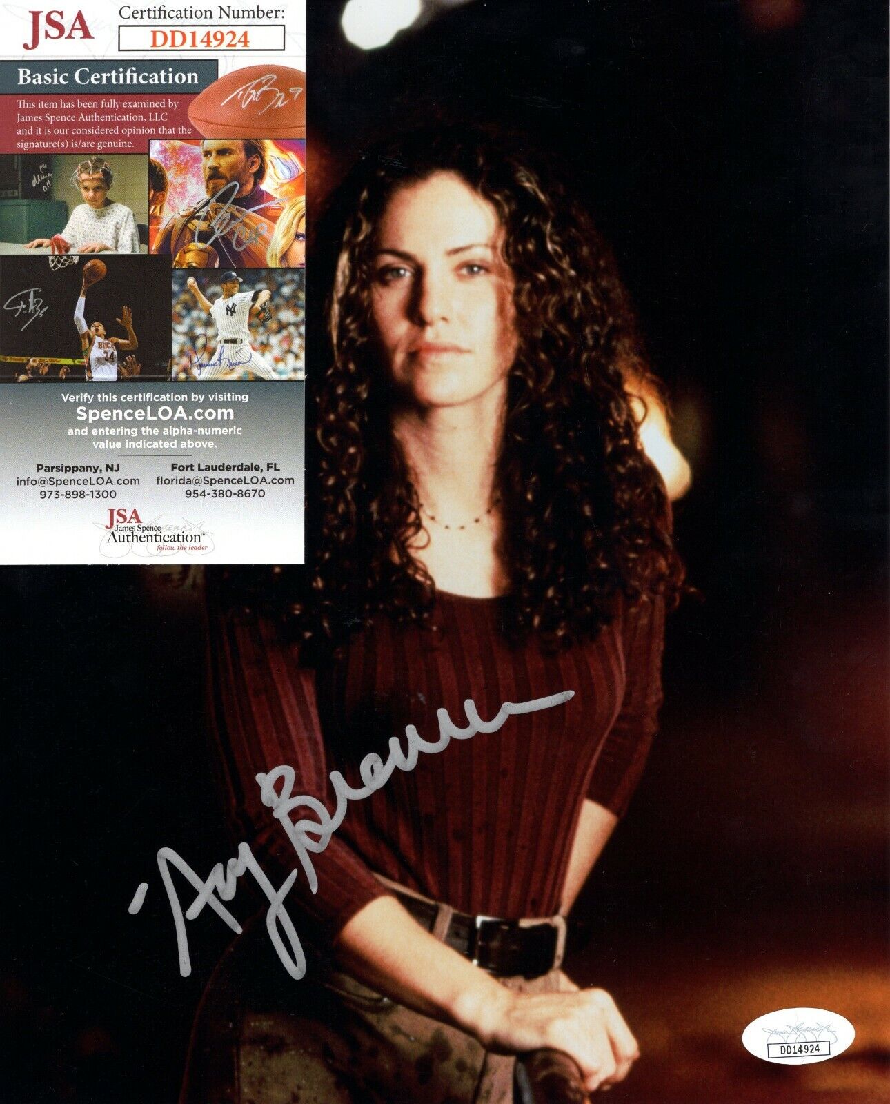 Amy Brenneman Actress Movie Star Hand Signed Autograph 8x10 Photo Poster painting with JSA COA