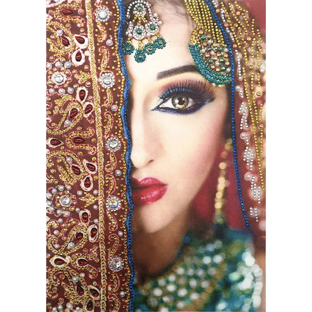 Diamond Painting - Special Shaped Drill - Beauty(30*40cm)