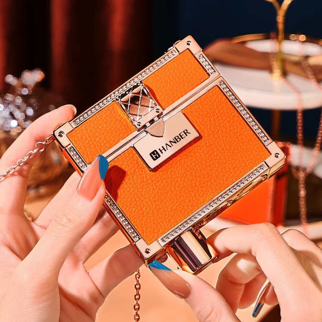 Bright Color Velvet Lipstick Suit, Small Sachet, Chain Gift Box, Three Pieces