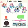 6Pcs Acryl Meerjungfrau - 5d DIY Handwerk Aufkleber Magnet