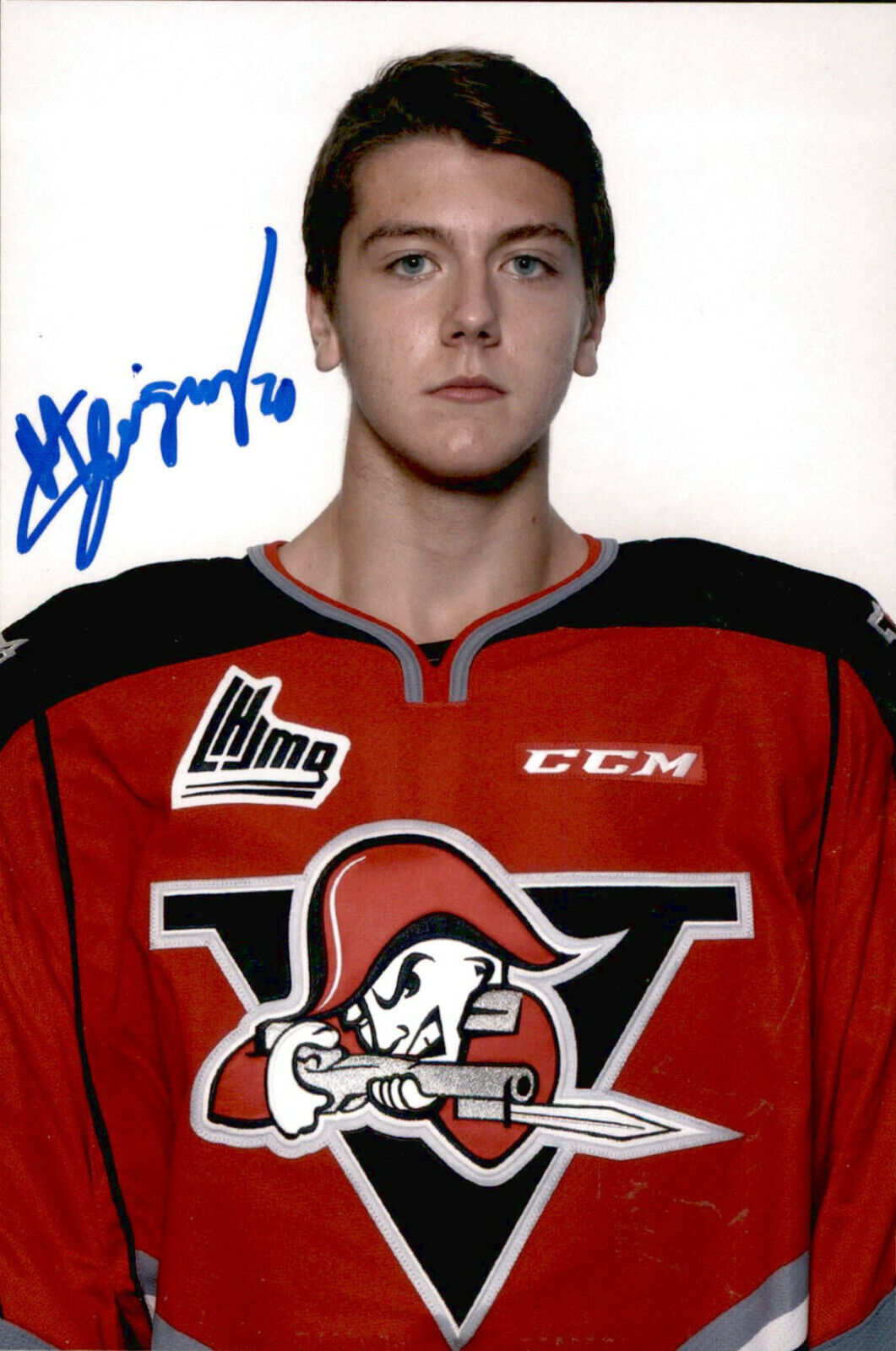 Mathieu Sevigny SIGNED 4x6 Photo Poster painting DRUMMONDVILLE VOLTIGEURS #2