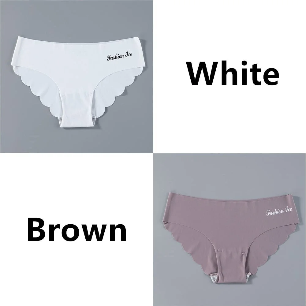 Seamless Women Pantys Girls Thongs Low Waisted Soft Woman Panties Briefs Fashion Solid Colors M-XL Sexy Underpants For Women New