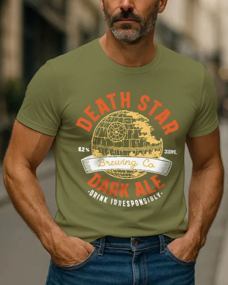 Official Star Wars Death Star T-Shirt - Men's Black Graphic Tee - View #9