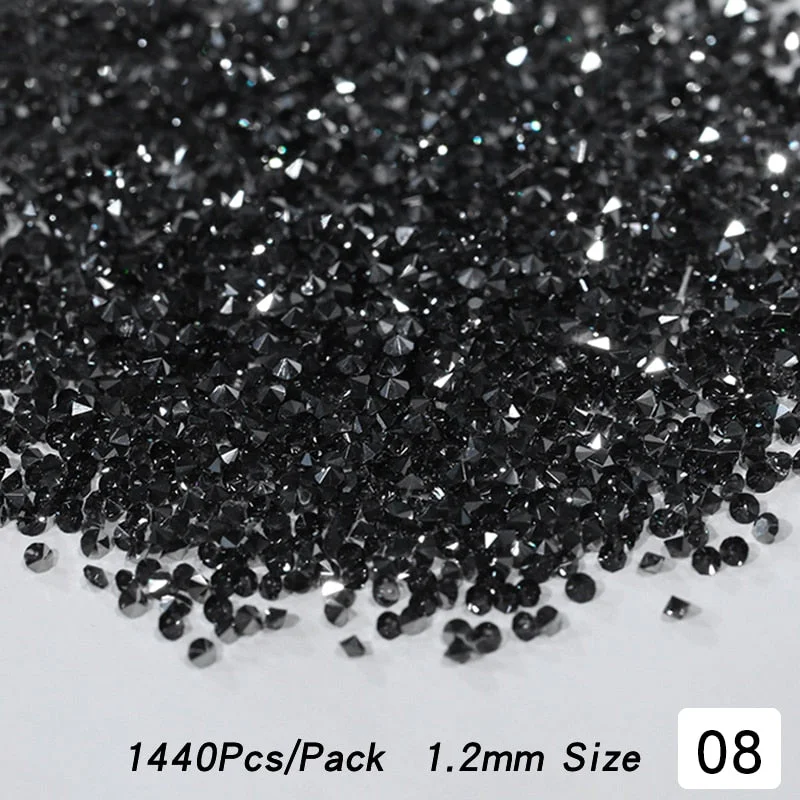 48pcs Mixed Size Aurora Little Bear Nail Art Accessories Resin Kawaii Bear Stereo FlatBack 3D Fashion Fingernail DIY Decoration-Nail Inspo