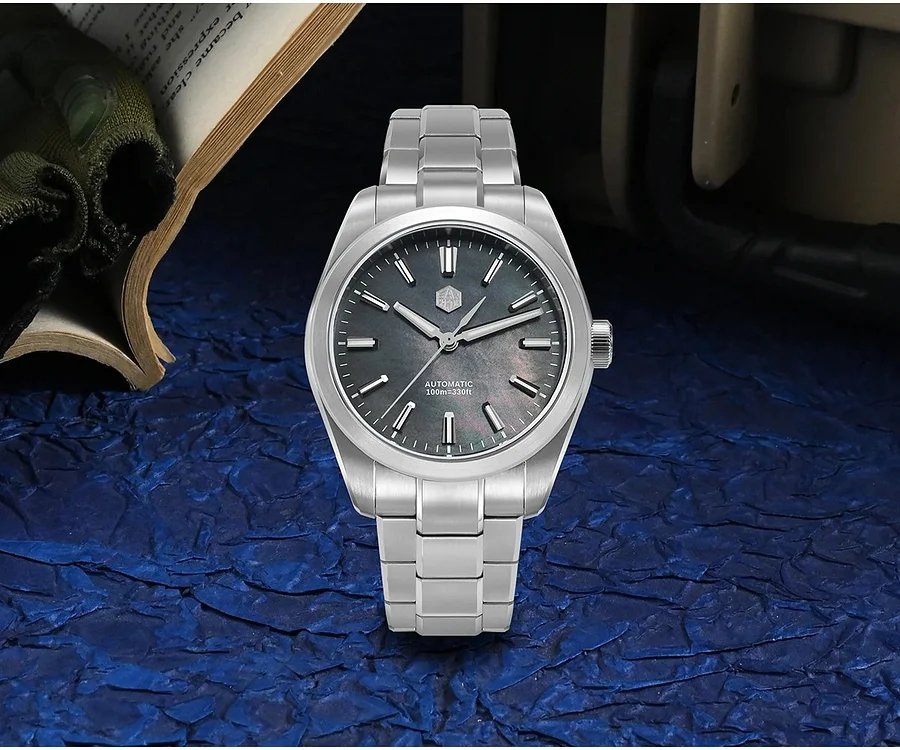 San Martin 39mm MOP Dial Miyota 90S5 Men Watch SN0144