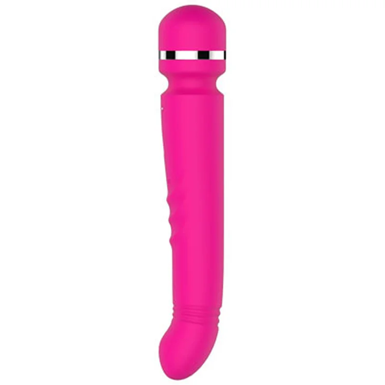 Nalone Yoni Double End Wand Vibrator with Spinning Dildo - Rose Toy
