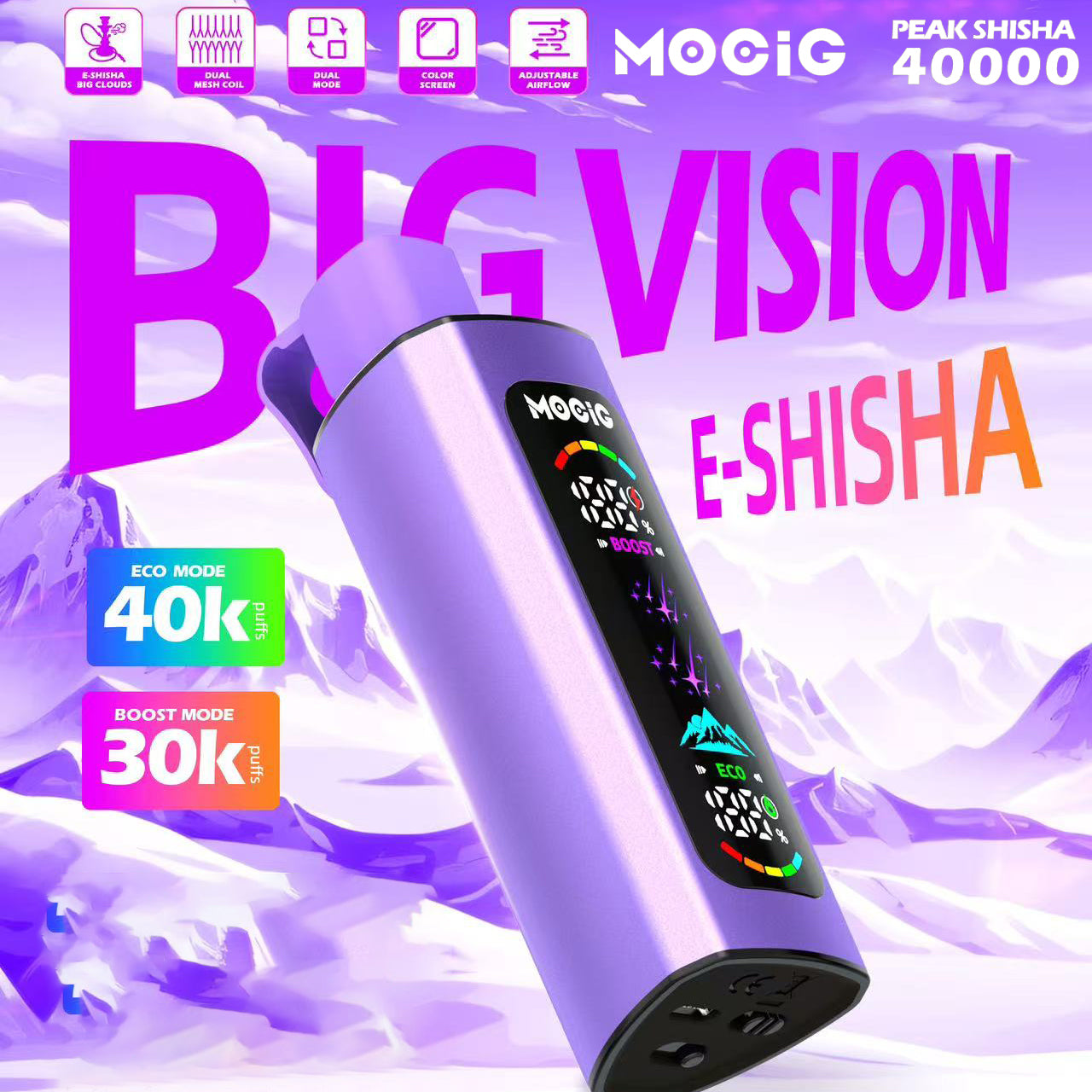 MOCIG PEAK SHIASHA 40000 Puffs Disposable Vape Wholesale MOCIG OPVape