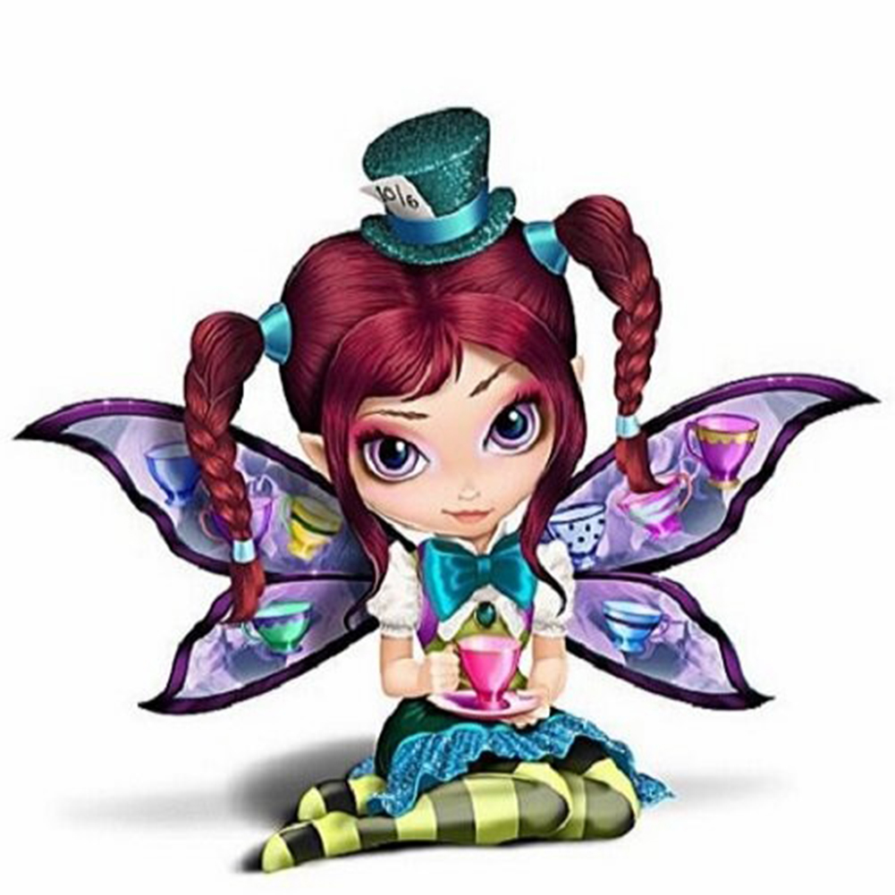 

Fairy Girl With Cup In Hand-Round Drill Diamond Painting-40*40CM, 501 Original