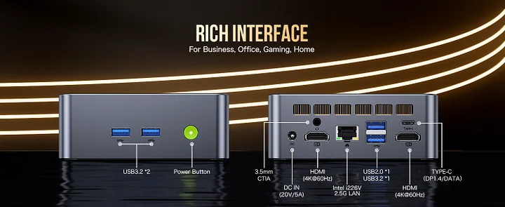 Intel 12th Core i9-12900HK Mini PC--NucBox M3 Plus