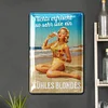 [Big Size]Nothing Refreshes So Very Like A Cool Blondes - Vintage Metal Signs - 30*40cm