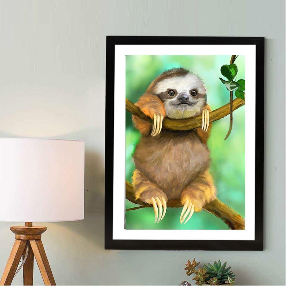 Cute Sloth - Full Round Diamond Painting