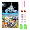 （2-Pack)Disney-Full Round Diamond Painting 40*30cm